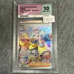 Pokemon TCG Iono 269/193 Paldea Evolved Special Illustration Rare Ace 10 - Image 1