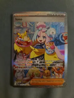 Pokemon TCG Iono 269/193 Paldea Evolved Special Illustration Rare NM Condition - Image 1