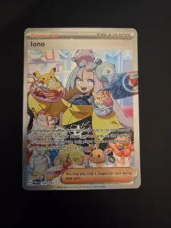 Pokemon TCG Iono 269/193 Paldea Evolved Special Illustration Rare - Image 1