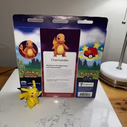 Pokemon TCG Pokemon GO Charmander Pin Collection Box Sealed New Promo Card - Image 3