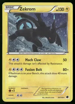Zekrom 039/116 Holo Promo Miscellaneous Cards & Products Pokemon Holo HP - Image 1