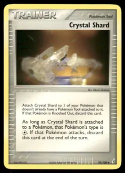 Pokemon Cards Crystal Shard 76/100 Crystal Guardians Uncommon NM - Image 1