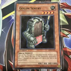 Golem Sentry (FET-EN025) Yu-Gi-Oh! Rock Monster Card - 1st Edition MP - Image 1