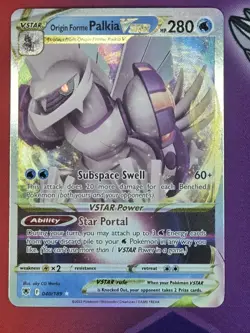 Origin Forme Palkia VSTAR - 040/189 - Pokemon Astral Radiance Ultra Rare Card NM - Image 1