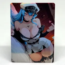 Akame Ga Kill Esdeath Goddess Anime Waifu ACG Foil Card - Image 1