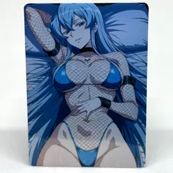 Akame Ga Kill Esdeath Goddess Anime Waifu ACG Foil Card - Image 1