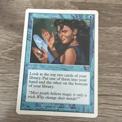 Magic the Gathering MTG Sleight of Hand Blue Core Set 7th Edition Common - Image 1
