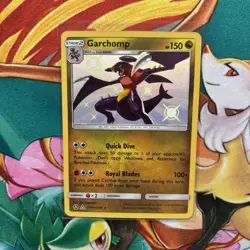 Pokemon TCG Garchomp SV40/SV94 Hidden Fates Shiny Vault Holo Rare NM/M Condition - Image 3