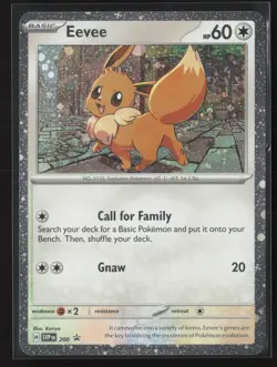Eevee - 200 (Cosmos Holo) SVP 200 Holo Promo Scarlet & Violet Promo Pokemon NM - Image 1