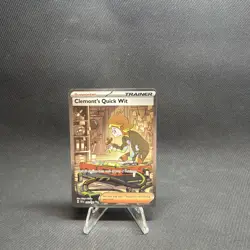 Clemonts Quick Wit 243/191 - Pokemon TCG Surging Sparks Special Illustration NM - Image 1