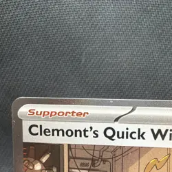 Clemonts Quick Wit 243/191 - Pokemon TCG Surging Sparks Special Illustration NM - Image 3
