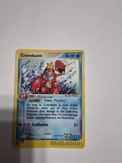 Pokemon TCG Crawdaunt 3/97 EX Dragon Holo Rare NM - Image 1
