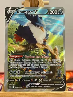 Kramshef V 162/172 Alt Art Strahlende Sterne Deutsch NM Pokemon - Image 1