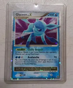 2008 Pokemon Diamond & Pearl Majestic Dawn 98/100 Glaceon LV.X Holo Foil - Image 1