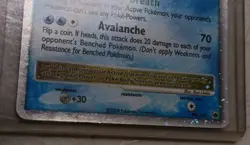 2008 Pokemon Diamond & Pearl Majestic Dawn 98/100 Glaceon LV.X Holo Foil - Image 2