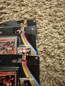 Pokemon TCG Chaos Rising 3-Pack Blister Charmeleon Promo Lot of 3 Factory Sealed - Image 2