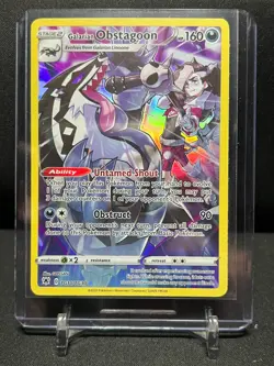 Galarian Obstagoon TG10/TG30 Trainer Gallery Holo Pokemon Astral Radiance NM - Image 1