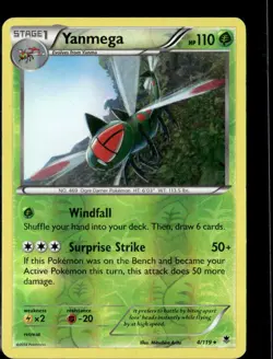 Pokemon Yanmega 4/119 Phantom Forces Reverse Holo Rare - Image 1