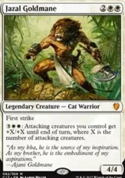 Jazal Goldmane - Commander 2017 #062/309 MTG Magic The Gathering - Image 1