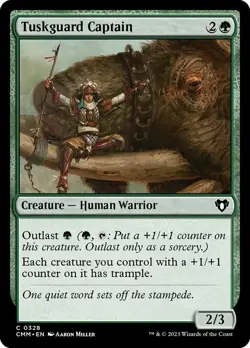 Tuskguard Captain - Commander Masters #0328 MTG Magic The Gathering - Image 1
