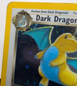 Pokemon Card Team Rocket Dark Dragonite 5/82 Unlimited Holo Rare SWIRL - Image 3