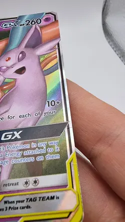 Pokemon TCG Espeon Deoxys GX Card 72/236 Unified Minds *LP* - Image 3