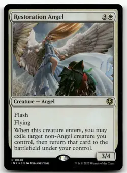 Restoration Angel #38 (Foil) (NM) Innistrad Remastered INR Magic MTG - Image 1