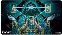 Official Ultra Pro Strategic Planning Playmat Mystical Archive MTG Blue Rare - Image 1