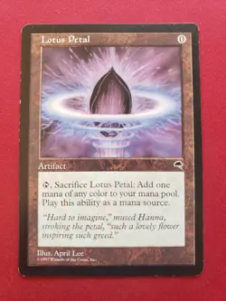 Lotus Petal #294 Tempest MtG - Image 1