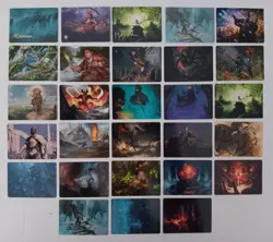 MTG LotR Art Series lot of 28 No Duplicates - Image 1
