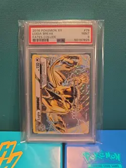 Pokemon Lugia Break 2016 XY Fates Collide #79 PSA 9 - Image 1