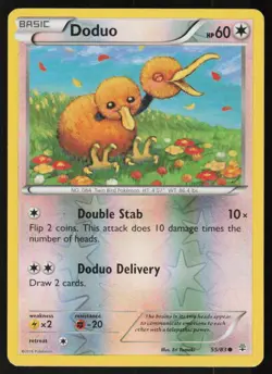 Doduo 55/83 Common Generations Pokemon Reverse Holo Lightly Played - Image 1