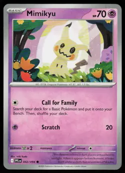 Mimikyu 042/094 Common Phantasmal Flames Pokemon Near Mint - Image 1