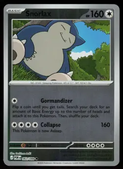 Snorlax 063/088 Common Perfect Order Pokemon Reverse Holo Near Mint - Image 1
