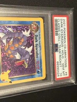 PSA 10 Dark Gyarados 8/82 Celebrations: Classic Collection Holo - TCG Pokemon - Image 3