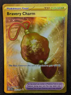 Bravery Charm - 175/142 - Stellar Crown (Pokemon) - Image 1