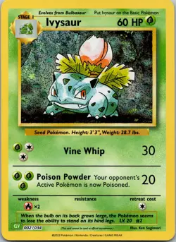 Pokemon Ivysaur 002/034 Classic Collection NM - Image 1
