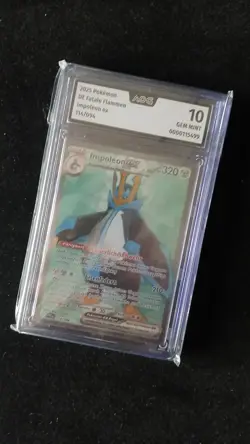 2025 Pokemon - Impoleon EX 114/094 - DE Fatale Flammen - Grading: AOG 10 - Image 1