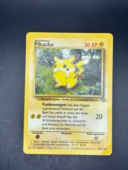 Pikachu 60/64 Common Jungle Pokemon no Holo Unlimited Lightly Played DE - Image 1