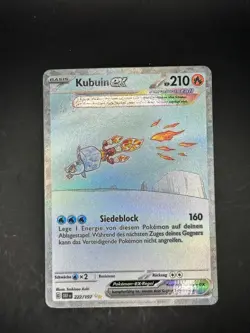 Eiscue ex 222/197 Special Illustration Rare Obsidian Flames Pokemon Near Mint DE - Image 1