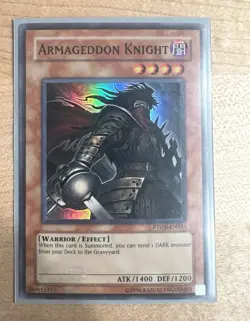 Armageddon Knight PTDN-EN021 Super Rare Foil - Image 1