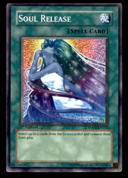 Soul Release SDDE-EN021 Structure Deck: The Dark Emperor Yu-Gi-Oh 1st Edition NM - Image 1