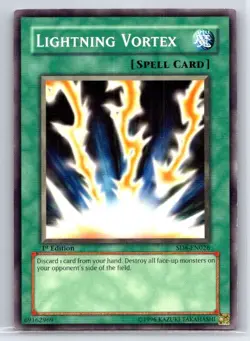 Lightning Vortex Common Structure Deck: Warrior's Triumph SD5-EN030 LP - Image 1