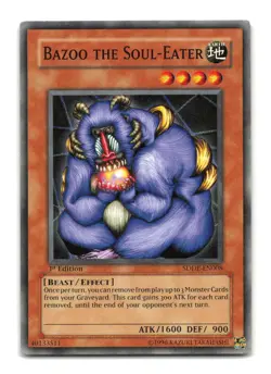 Bazoo the Soul-Eater - SDDE-EN008 1st Edition - YuGiOh-MP - Image 1