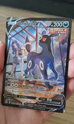 Umbreon V TG22/TG30 SWSH09: Brilliant Stars Trainer Gallery Pokemon TCG Card - Image 2