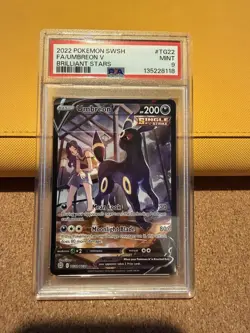PSA 9 Umbreon V TG22/TG30 | Pokemon TCG SWSH Brilliant Stars Trainer Gallery - Image 1
