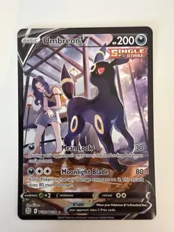 Pokemon Umbreon v TCG TG22/TG30 Swsh09 Trainer Gallery Holo Card - Image 1