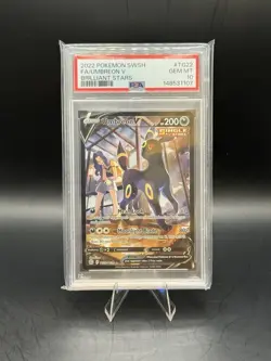 Pokemon TCG Umbreon v Trainer Gallery TG22/TG30 Brilliant Stars PSA 10 - Image 1