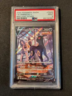 PSA 9 Umbreon V TG22/TG30 | Pokemon TCG SWSH Brilliant Stars Trainer Gallery - Image 1