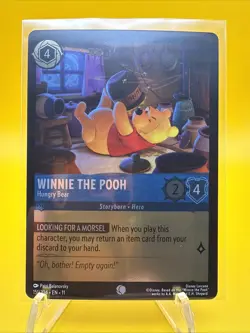 Winnie the Pooh - Hungry Bear 151/204 Winterspell Cold Foil Disney Lorcana - Image 1